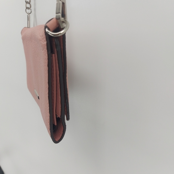 REBECCA MINKOFF Pink Love In Charge Chain Crossbody Organizer Wallet - Picture 4 of 8
